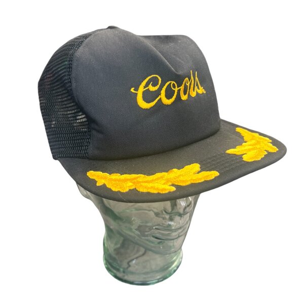 True Vintage Coors Trucker Hat with Wings on Brim - Picture 2 of 5